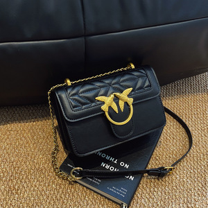 Nuevo Bolso de Hombro de Cadena a la Moda, Estilo Coreano, Bordado, de PU, con Contraste de Color y Diseño a Cuadros, Resistente y Duradero - Product Image 1