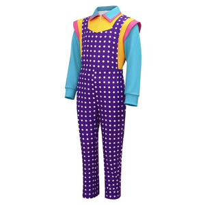 Camisa de cosplay de Fantasia Holly Wheeler para niños, mono, sudadera con capucha de Will Byers, disfraz, pantalones cortos de <span class=keywords><strong>Dustin</strong></span> <span class=keywords><strong>Henderson</strong></span>, trajes para Halloween y carnaval - Product Image 3