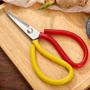 Stainless Steel <b>Kitchen</b> <b>Scissors</b> Two Tone Handle Straight Head Home Use Rust Proof Electroplated - Product Image 4