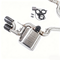 Système d'échappement spécifique pour Lexus IS250 IS350 2.5L 3.5L avec silencieux à double valve, embouts quadruples en acier inoxydable 304, tuyau arrière de l'axe