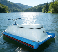 Jet ski électrique gonflable personnalisé, nouveau design 2025, avec matériau PE, grande capacité et taille personnalisable pour les loisirs nautiques