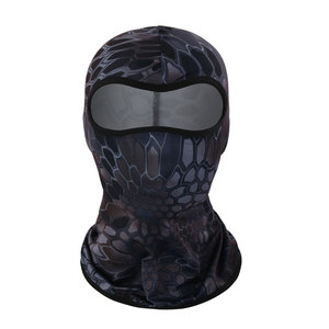 Masque facial imprimé Python pour cyclisme d'été, évacuation de l'humidité, séchage rapide, protection solaire, coupe-vent, couvre-chef unisexe - Product Image 1