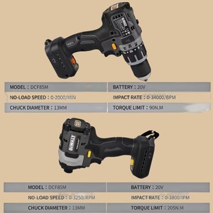 Kit Combinado de Taladro y Atornillador Inalámbrico <span class=keywords><strong>McLaren</strong></span> Edition 18V con Motor sin Escobillas para Mejoras del Hogar y Aplicaciones de Perforación - Product Image 3
