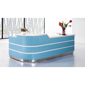 Orange Branded Shop Panel <b>Reception</b> Desks - Product Image 6