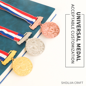 Medallas Académicas Filipinas al por Mayor - Personalización de Medallas en Blanco, Metal Resistente al Deslustre, Ideal para Premios de Honor Universitarios - Product Image 1
