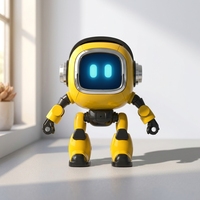 Robot de bureau interactif intelligent IA avec commande vocale, animal de compagnie interactif pour bureau, maison, espace de travail, pour le développement précoce des enfants