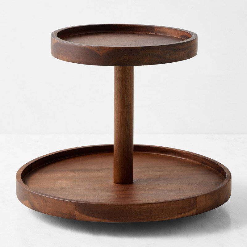 2 Tier Lazy Susan Spice Organizer