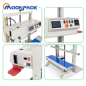 Moonpack เครื่องซีล FR-1300สำหรับกระเป๋าพลาสติกเครื่องปิดผนึกกระดาษอลูมิเนียมอย่างต่อเนื่องลายนูนพลาสติกด้วยความร้อน - Product Image 6