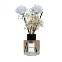 Diffuseur à bâtonnets 2023 très prisé, parfum personnalisé, décoration d'intérieur, huile parfumée de luxe, pot en verre, arôme de luxe