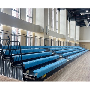 <span class=keywords><strong>Gradas</strong></span> Telescópicas Eléctricas Retráctiles Personalizadas, Asientos sin Respaldo <span class=keywords><strong>para</strong></span> Gimnasios y Estadios, Operación Manual - Product Image 2