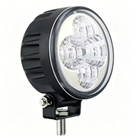 Projecteur de travail LED 3,2 pouces 12W 6000K, étanche IP68, 12-48V 800lm, lampe auxiliaire pour conduite tout-terrain, voiture, camion, chariot élévateur, engins