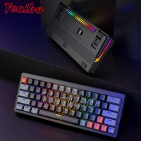 Clavier mécanique personnalisé Yeaibo pour ordinateur portable, clavier magique et souris, claviers sans fil, touches de clavier pour PC, clavier mécanique pour jeux