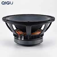hQP15-070 Speaker Woofer Bass 15 Inch 100mm Voice Coil Tembaga 8Ohm 98dB 500W-1000W Magnet Ferit Loudspeaker PA Profesional