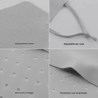 Masque de protection solaire unisexe Suameja sans couture, décontracté, anti-UV, haute esthétique, été 2026, respirant, en soie glacée