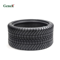 Pneu de chariot de golf Genek en caoutchouc naturel, radial, à rainures profondes, antidérapant, pour usage routier, jante 14 pouces, 215/35-14, modèle T-133, garantie 3 ans