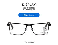 Lunettes de lecture progressives classiques, photochromiques, multifocales, anti-lumière bleue, verres transparents rectangulaires sur ordonnance