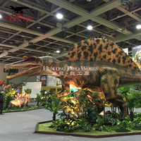 Exposition de musée grandeur nature Statue de dinosaure Décoration de jardin géante