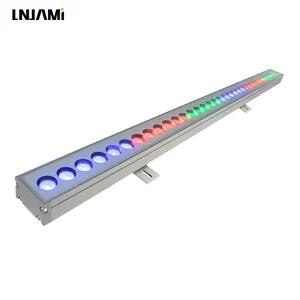 LNJAMI في الهواء الطلق للماء IP65 RGB اللون 48W 72W وحدة إضاءة LED جداريّة غسالة ضوء لبناء واجهة مضيئة