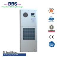 Climatiseur de refroidissement d'armoire de télécom 48VDC 2000W 6800BTU climatiseur d'armoire de cc