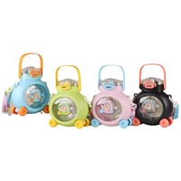 Gourde Enfant Mignonne pour Garçons et Filles, Grande Capacité 800ml, Bouteille d'Eau en Plastique Sans BPA avec Paille et Sangle pour l'École