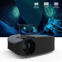 Proyector LED de 2023 lúmenes ANSI 4K, 23 idiomas, 300x1920 P, corrección automática, 4D, portátil, para acampar, Full HD, 1080