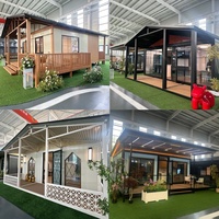 Maisons préfabriquées prêtes à l'emploi 2 3 4 5 chambres Maisons modulaires pliables extensibles en conteneurs fabriquées en panneaux sandwich en acier