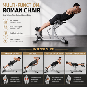 ZHAOYU Equipo de Gimnasio Comercial, <span class=keywords><strong>Silla</strong></span> <span class=keywords><strong>Romana</strong></span>, Banco de Hiperextensión de 45 Grados, Banco de Extensión de Espalda, Entrenador de Espalda Baja - Product Image 2