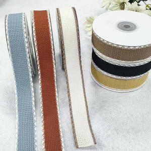 Toptan Dokuma Yüksek Kaliteli Dekorasyon Kumaş Kurdelesi, El İşi Hediye Paketleme Düğün Dayanıklı Kurdele Ruloları Toplu Tedarikçi - Product Image 3