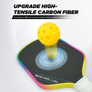 Paleta de Pickleball Personalizada OEM/ODM de Fábrica Original con Núcleo de Fibra de Carbono T700 3S, Diseño Ergonómico para la Muñeca - Product Image 4