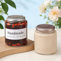 Pot de conservation en verre vide avec couvercle hermétique, récipient alimentaire étanche pour la cuisine, idéal pour la confiture, le miel, parfait pour le stockage quotidien, qualité alimentaire