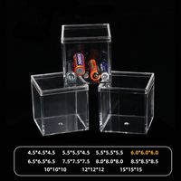 Meilleure Vente : Boîte de Présentation Rectangulaire Moderne en Plastique Acrylique Moulé par Injection, Support Transparent à Couvercle Rabattable pour Vitrine