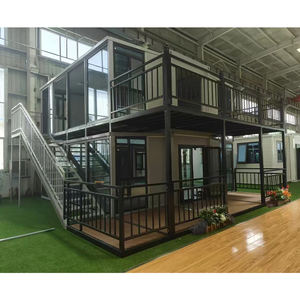 Barn Home Casa prefabricada expandible Casa de contenedores de 2 habitaciones movible con baño y cocina hecha de panel sándwich para uso en centros comerciales y hoteles - Product Image 5