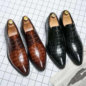 Nuevo Calzado de Oficina de Lujo para Otoño, Diseño de Boda, Zapatos Formales para Hombre, con Cordones, Ligeros y Antideslizantes - Product Image 3