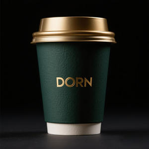 Custom Cafe Cupsペーパー使い捨て8oz 12oz 16oz 20ozカップコーヒーVasos Desechables Para Cafe Takeawayコーヒーカップ - Product Image 5