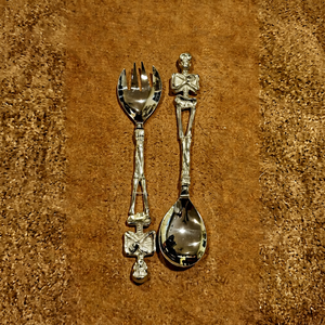 Ustensiles de service haut de gamme, cadeau pour elle, cadeau pour maman, vaisselle festive, cuillère de service pour les fêtes, accessoires pour dîner, élégant - Product Image 1