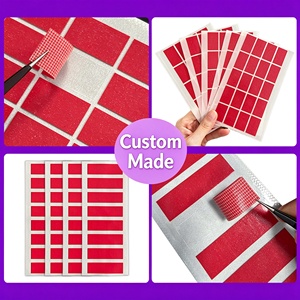 Cinta Adhesiva Acrílica Roja de Doble Cara con Puntos de Malla para Montaje de Pósteres, con Servicio de Corte y Tamaño Personalizado - Product Image 5
