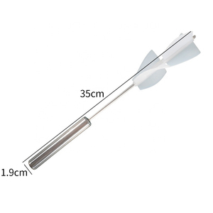 Intobricolage résine artisanat outil agitateur tige en acier inoxydable agitateur Semi-automatique avec palette de mélange en <span class=keywords><strong>Silicone</strong></span> - Product Image 6