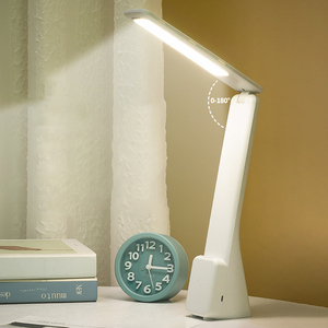 USB có thể sạc lại gấp <span class=keywords><strong>Led</strong></span> Đọc Máy tính để bàn đèn với điện thoại đứng bàn đèn xách tay ánh sáng ban đêm đèn tự do có thể gập lại bảng - Product Image 1