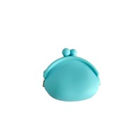 Porte-monnaie minimaliste en silicone à fermeture à pression, petite pochette pour cosmétiques et bijoux, organiseur de câbles