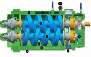 Bomba de vacío de tornillo seco sin aceite serie A-Z para horno, metalurgia, tratamiento térmico, reemplazo de pistón rotativo - Product Image 6