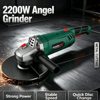 Meuleuse d'angle industrielle robuste POSENPRO CE GS approuvée, double tension, 6500 tr/min, 230 mm (9 pouces), 2200 W, pour découpe et meulage