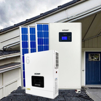 Kit de système d'énergie solaire hybride 4kw 6kw 10kw 9kw 12 kw Système complet de batterie solaire au lithium empilable et divisé
