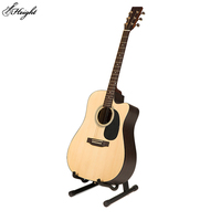 Professional Universal Pink Steel A-Frame Guitar Stand Floor Holder for Classical Guitar Stringed Instruments Parts Accessories