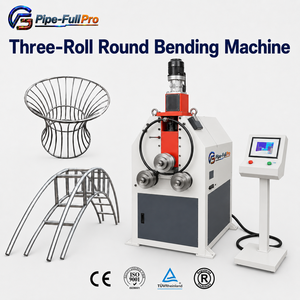 3 <b>Roller</b> Rolling Machine for Rectangular Tube and Oval Pipe Bending in Furniture Industry - Product Image 1
