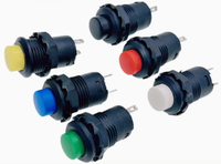Interrupteur à bouton rond DS-427 250V/1.5A, montage sur circuit imprimé, montage standard, vente chaude