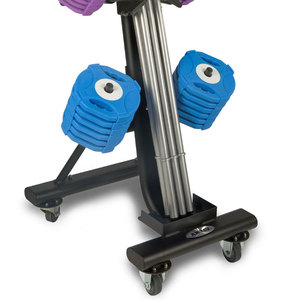 Juego de 10 Soportes para Equipo de Gimnasio con Ruedas, Solución de Almacenamiento Móvil Compacta, Soporte para Pesas y Sentadillas - Product Image 5