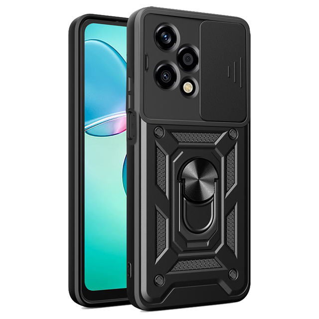 Shockproof Case for Honor 200 90 Lite 200 100 Pro X9b X9a X9 X8 X30 X7b X6a X5 Slide Camera Lens Protection Stand Back Cover