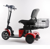 Scooter pliable pour personnes âgées Scooter électrique à 3 roues Scooter de mobilité léger Tricycle intelligent