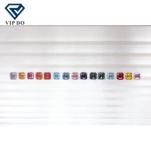 卸売 高品質 アッシャーカット メッキ フルマルチカラー モアサナイト ダイヤモンド GRA証明書付き モアサナイト ルースジェムストーン - Product Image 4