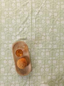 Handmade Block Print Floral Design Rectangle Indian Block Print Floral Cotton <b>Table</b> Cover <b>Table</b> <b>Cloth</b> for Home - Product Image 3